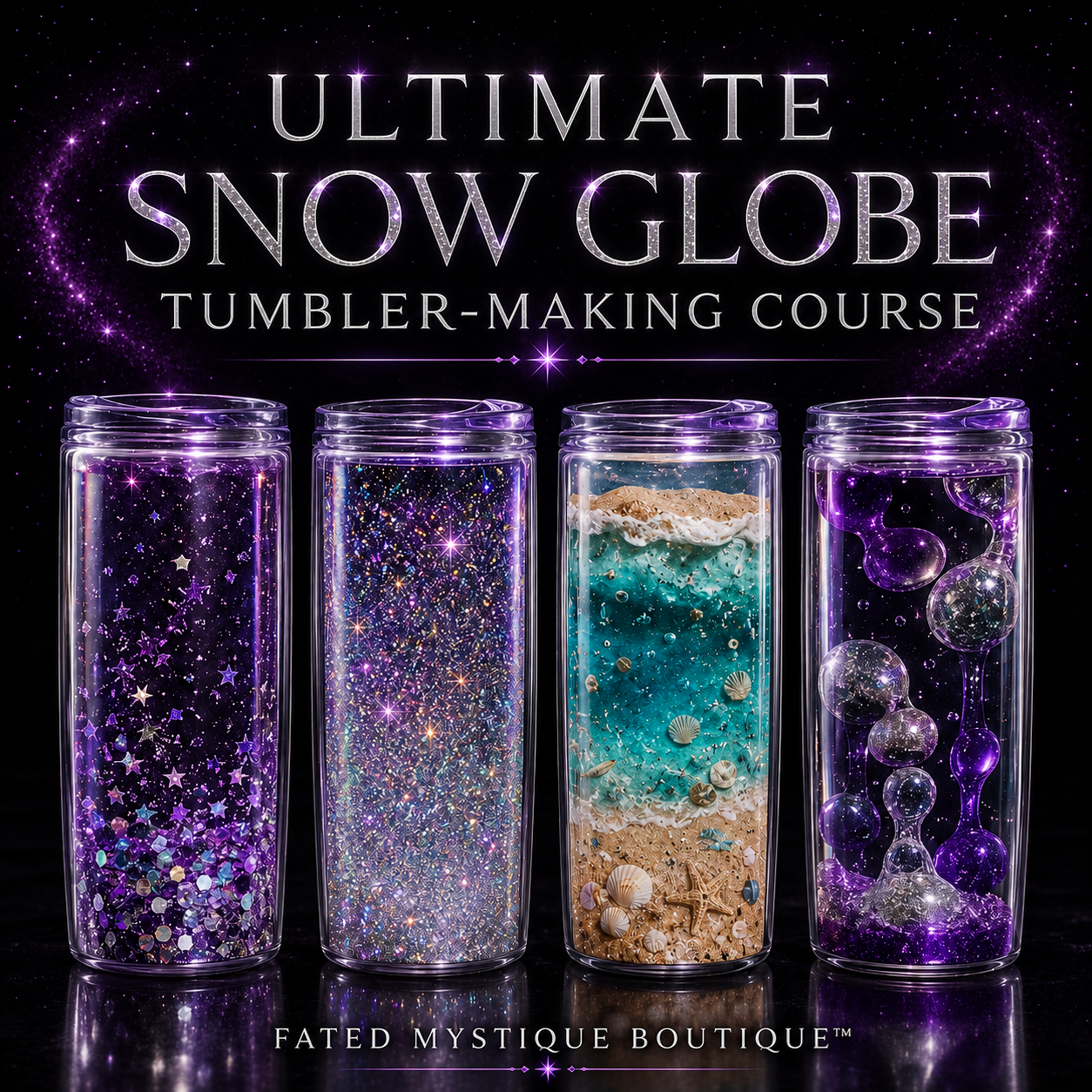 Ultimate Snow Globe Tumbler-Making Course