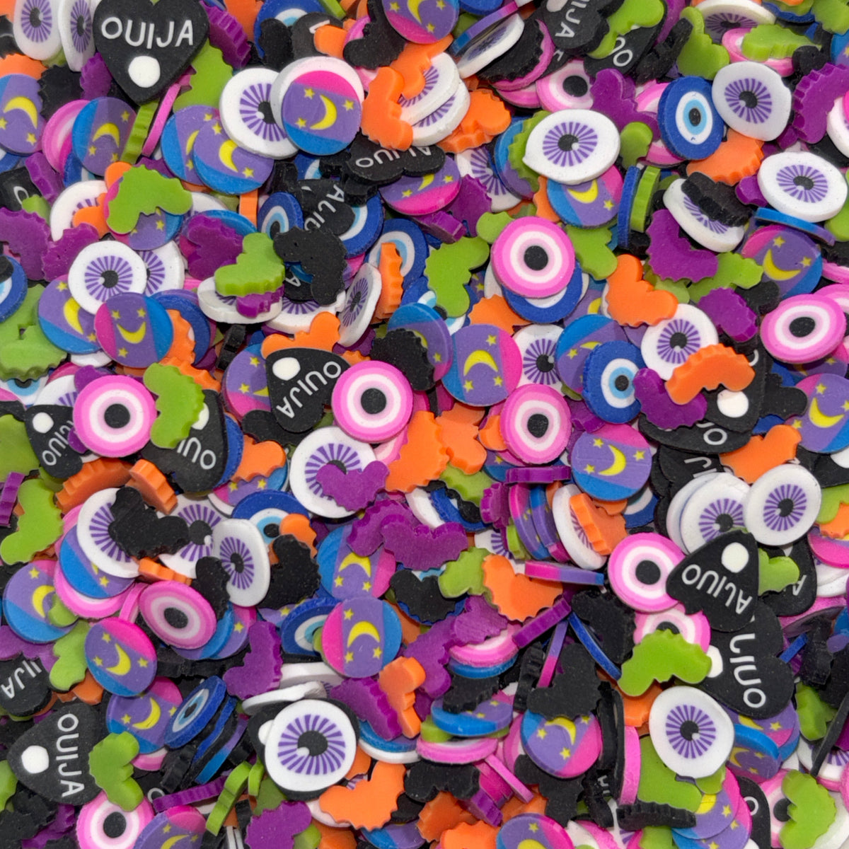 Evil Eye Mix Polymer Clay Slices