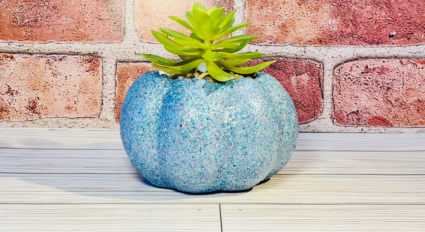 Glow-in-the-dark Artificial Pumpkin Succulent