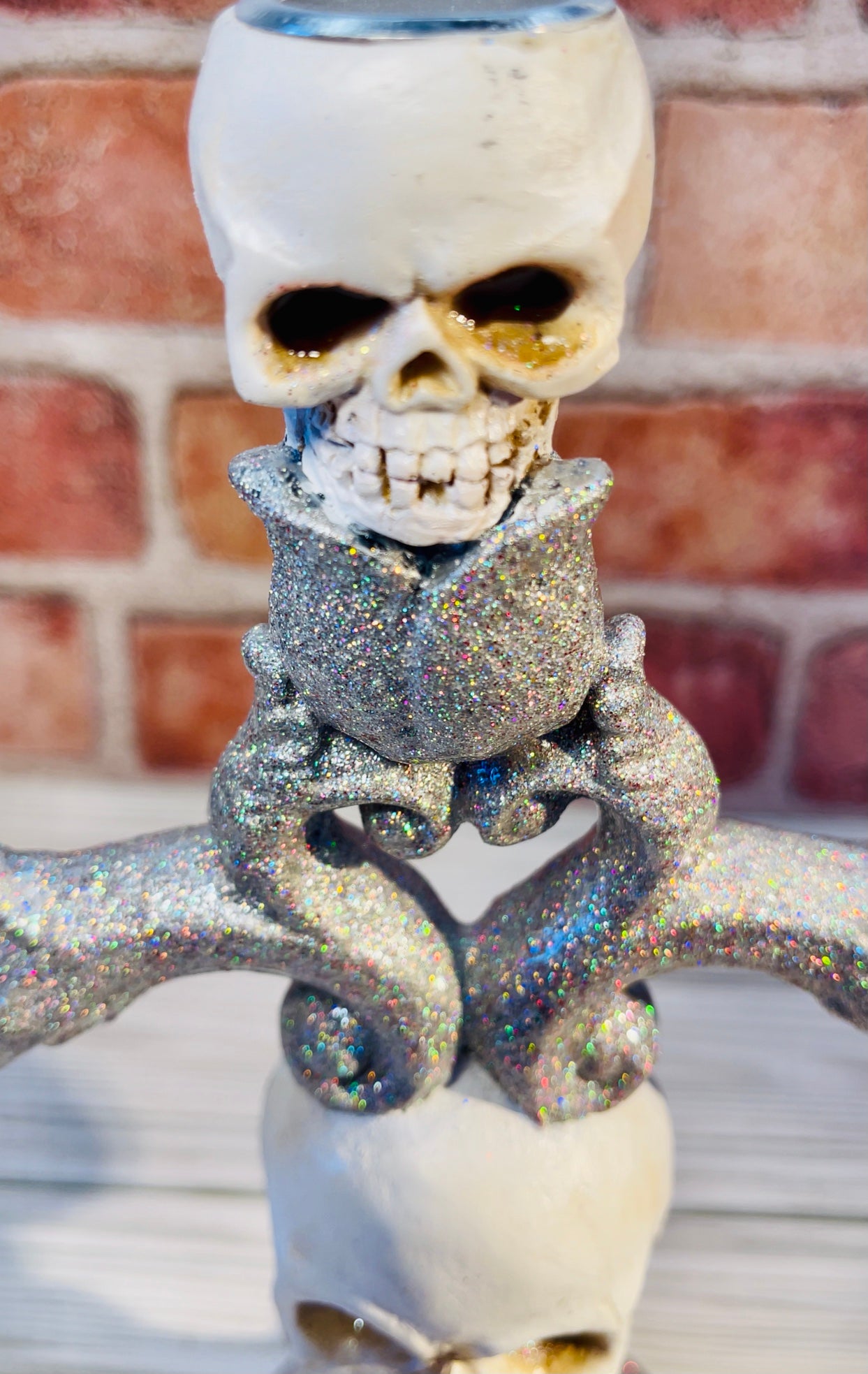 3 Tier Skull Candle Holder