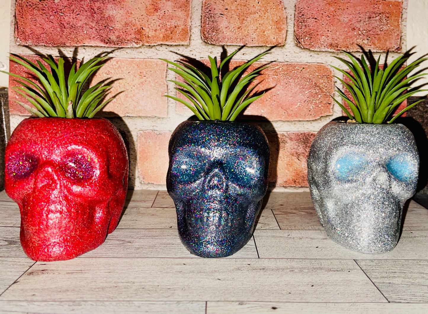 Small Skull Artificial Succulents