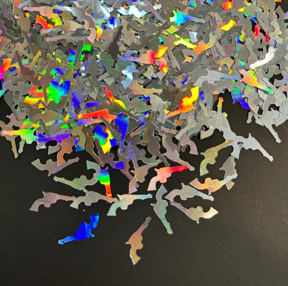 Revolver Shaped Glitter