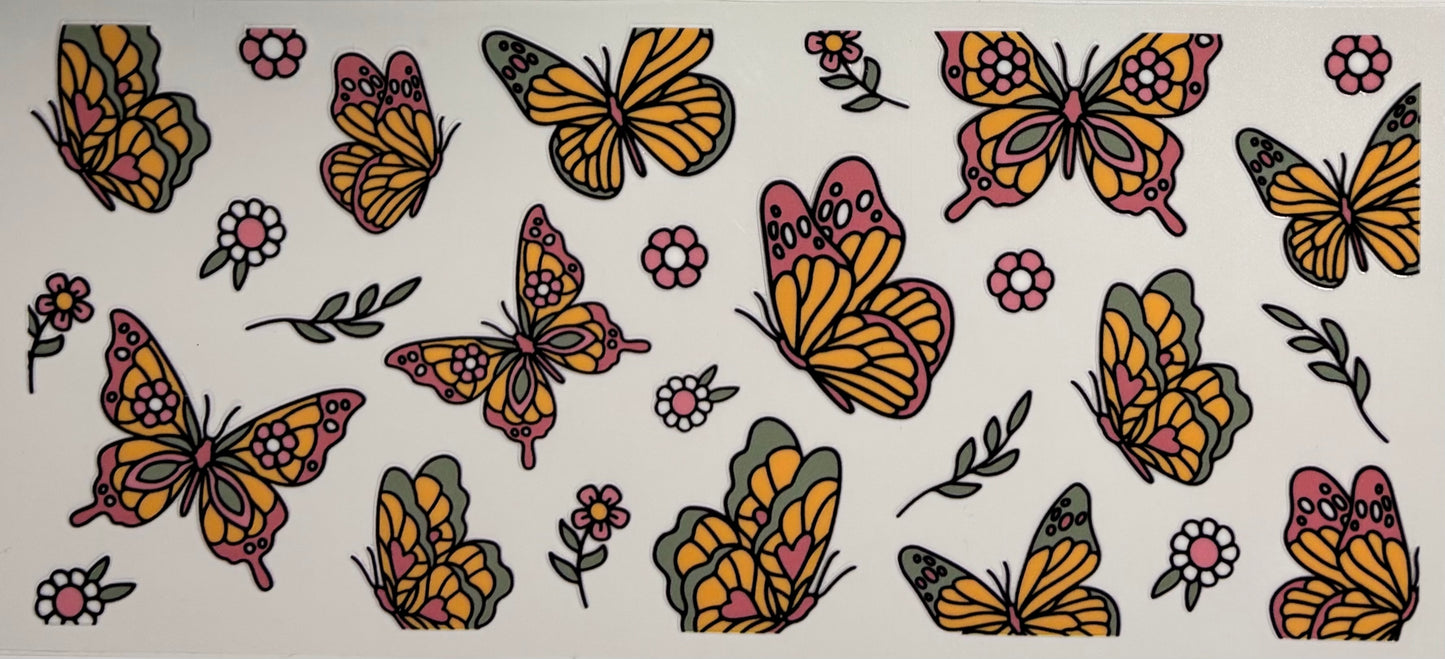 #42 - Earthtone Butterfiles