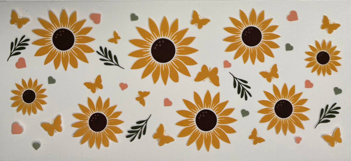 #59- Sunflowers and butterflies
