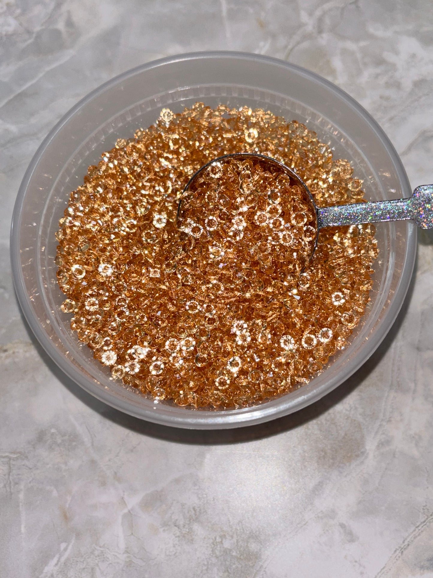 Champagne Acrylic Diamonds