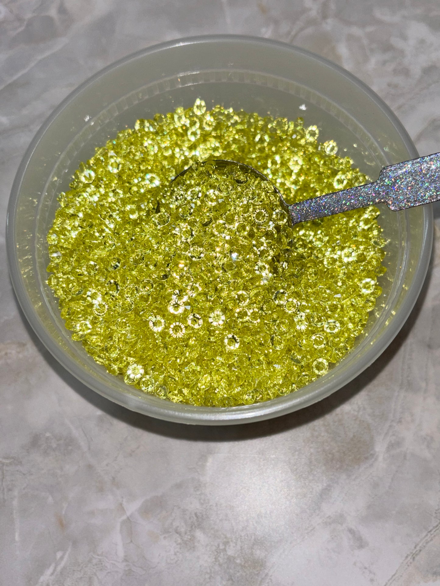 Yellow Acrylic Diamonds