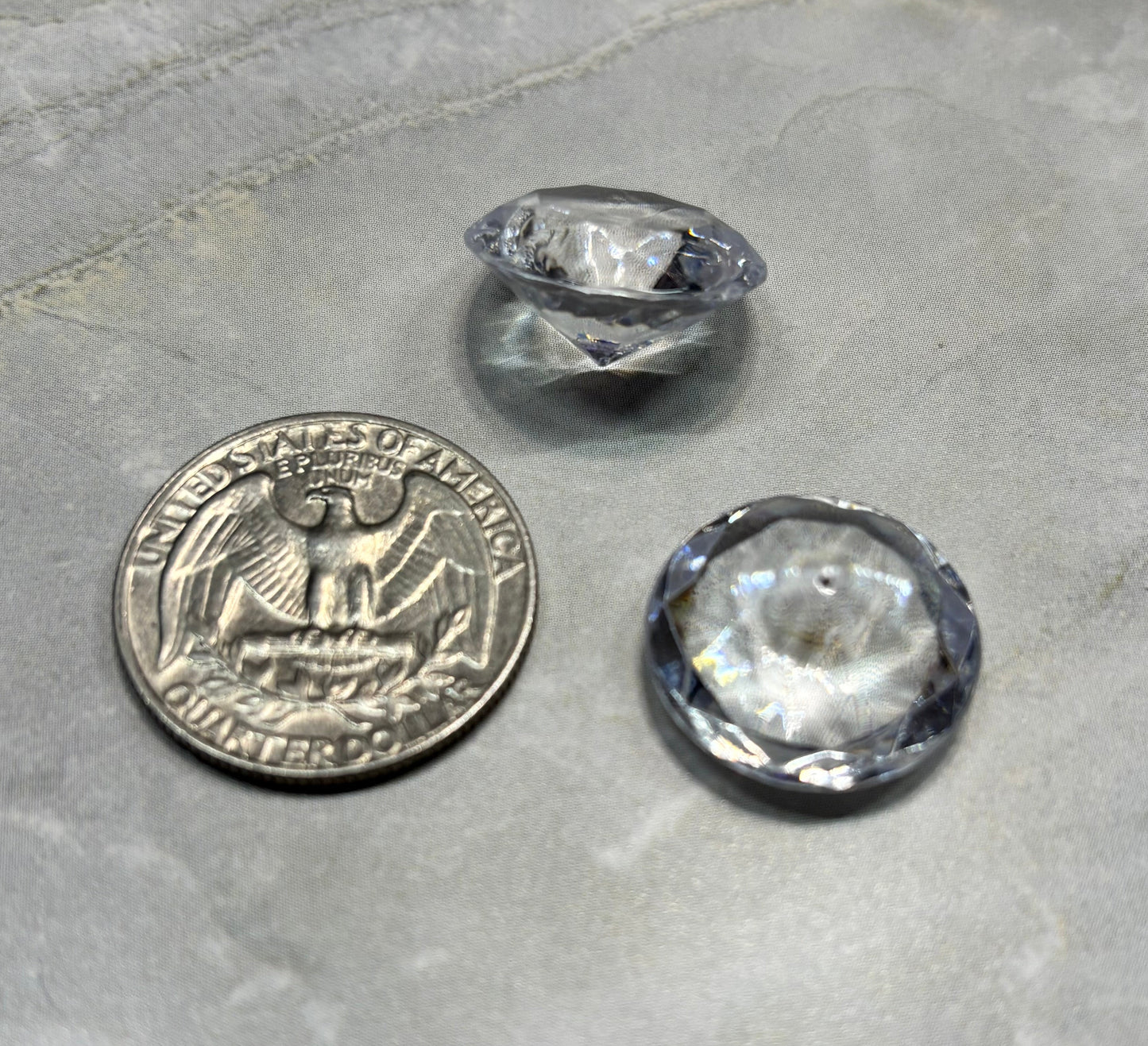 Large Blue Acrylic Diamonds