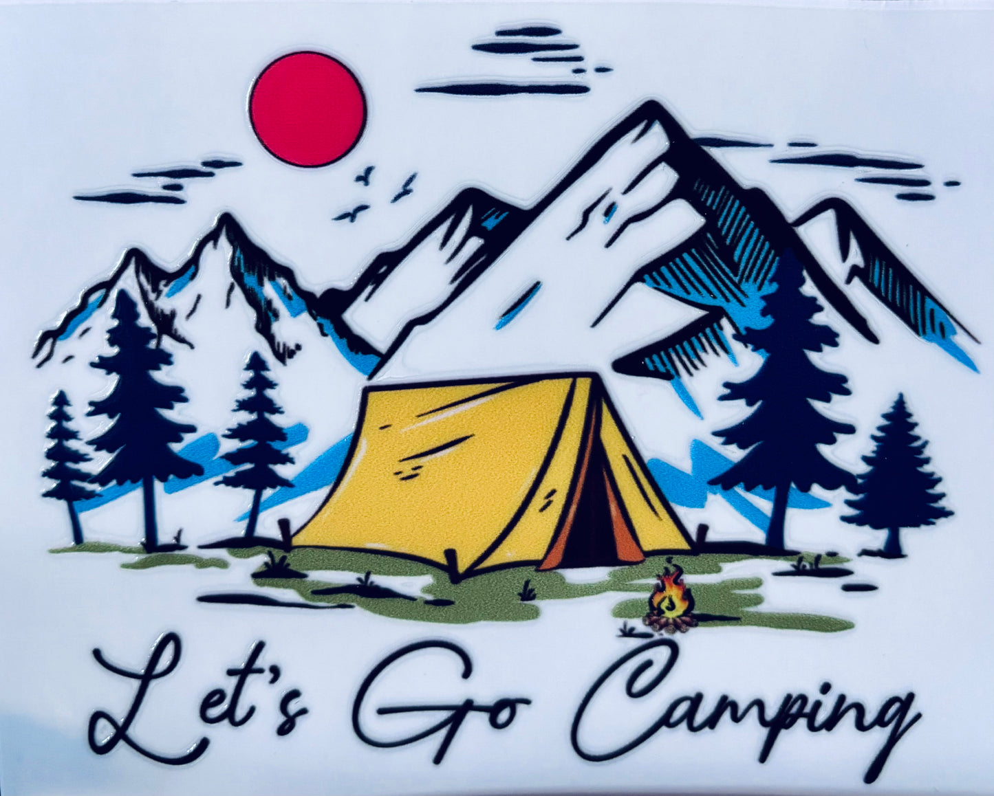#103 - Lets go camping decal