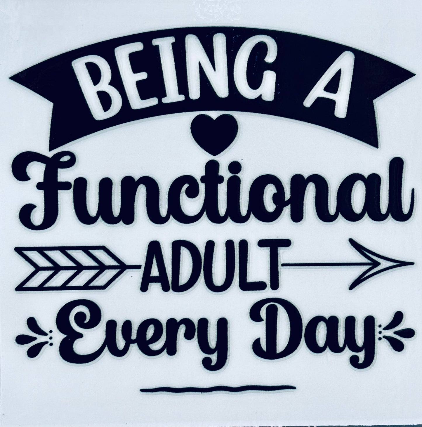 #131 - Functional Adult decal