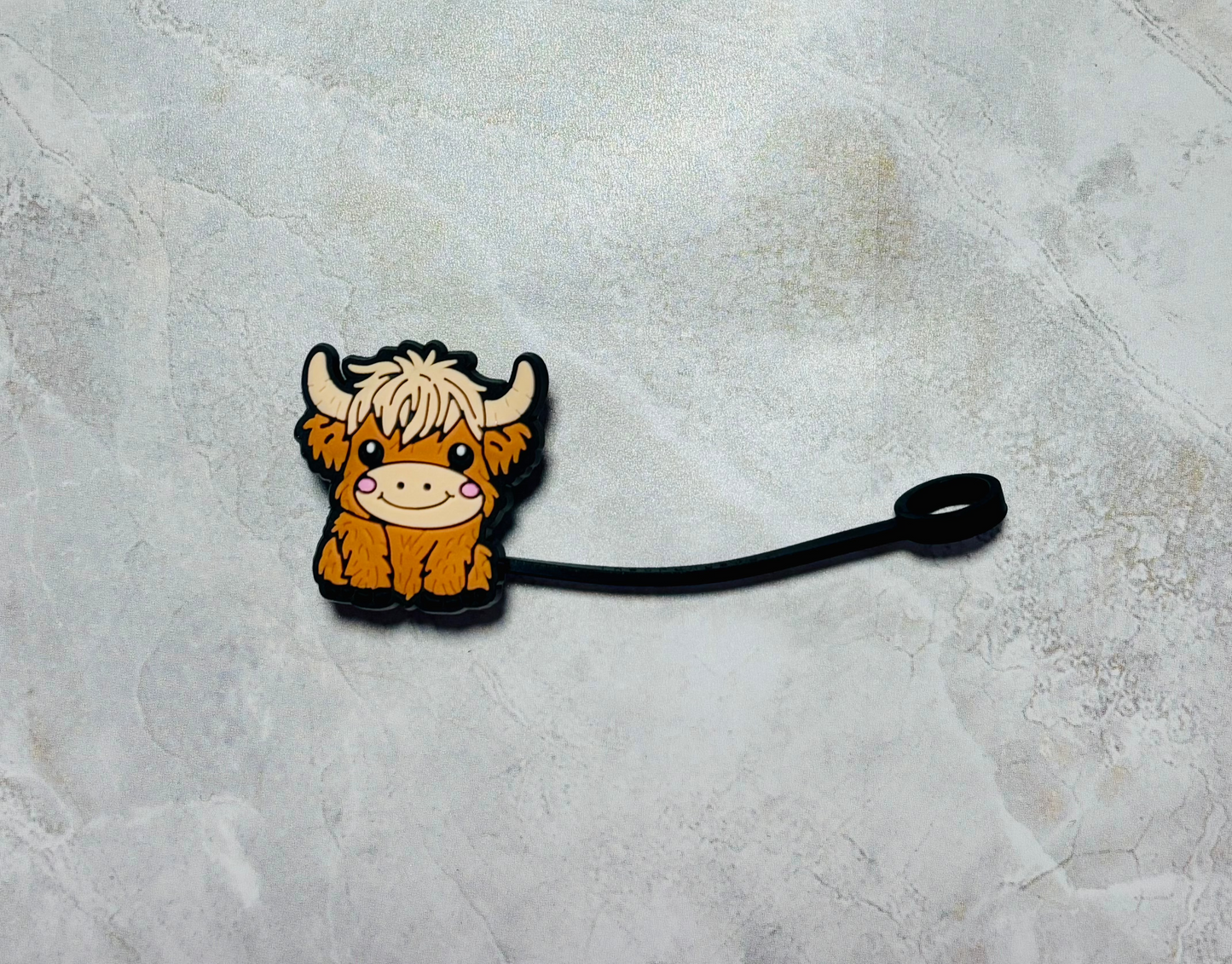 Cow Straw Top Covers