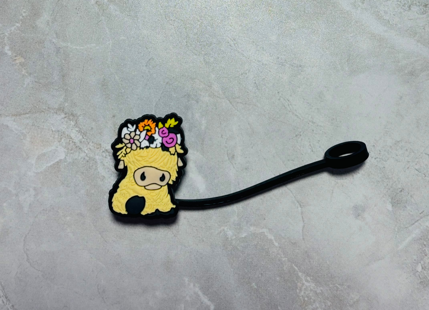 Cow Straw Top Covers