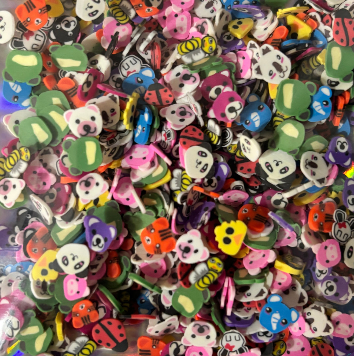 animal mix polymer_clay_slices