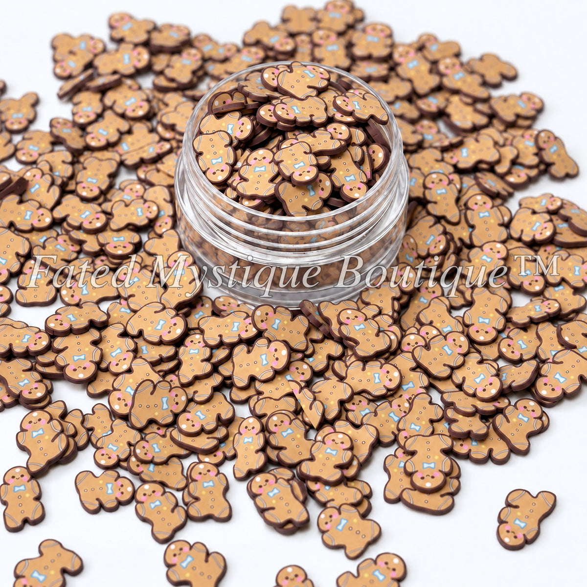 Do You Know the Muffin Man Polymer Clay Slices for snow globe tumblers and DIY crafts
