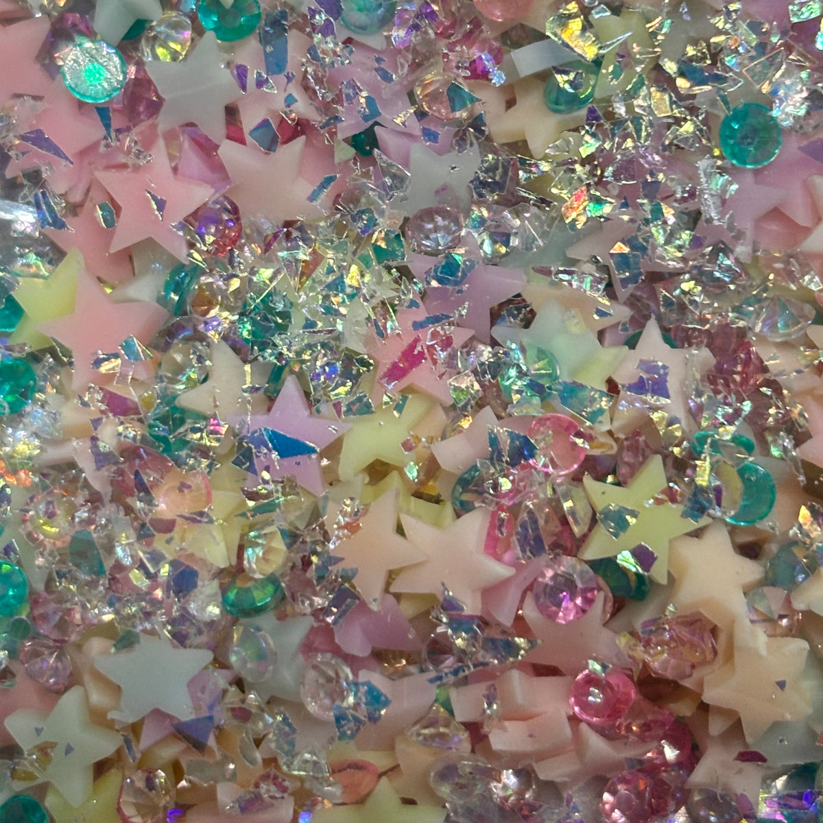 pastel star polymer_clay_slices