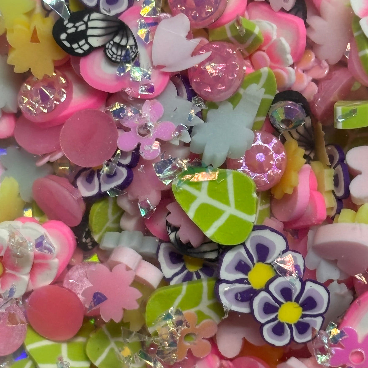 spring mix polymer_clay_slices