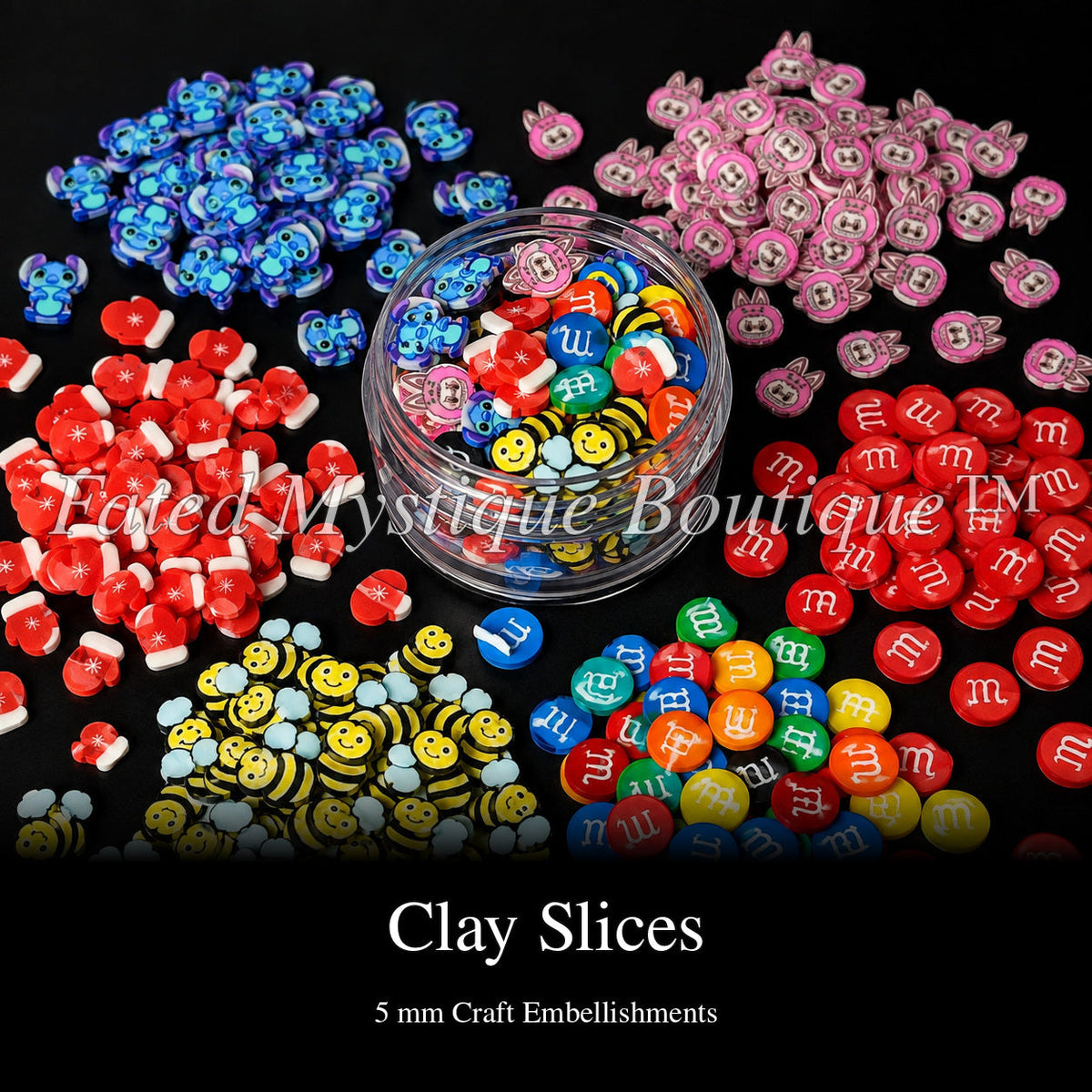 Clay Slices collection cover with standardized title — Fated Mystique Boutique