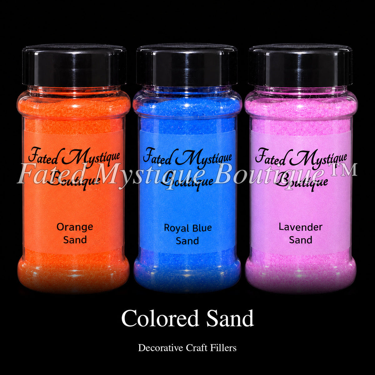 Colored Sand collection cover with standardized title — Fated Mystique Boutique