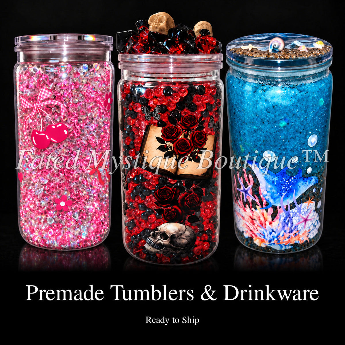 Premade Ready-to-Ship Tumblers & Drinkware