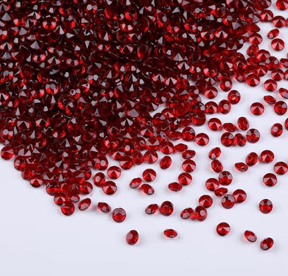 Burgundy Acrylic Diamonds