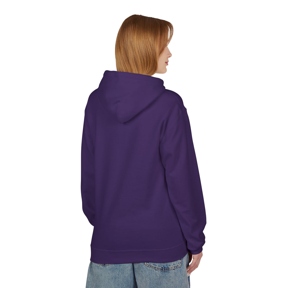 Halloween Split-Scene Hoodie — "I Swing Both Ways" Pumpkin & Haunted Night Design
