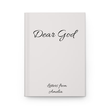 Dear God Personalized Prayer Journal, Custom Prayer Notebook, Prayer Diary, Faith Journal, Gifts for Men and Women, Lined Prayer & Devotional Notebook (Philippians 4:6)