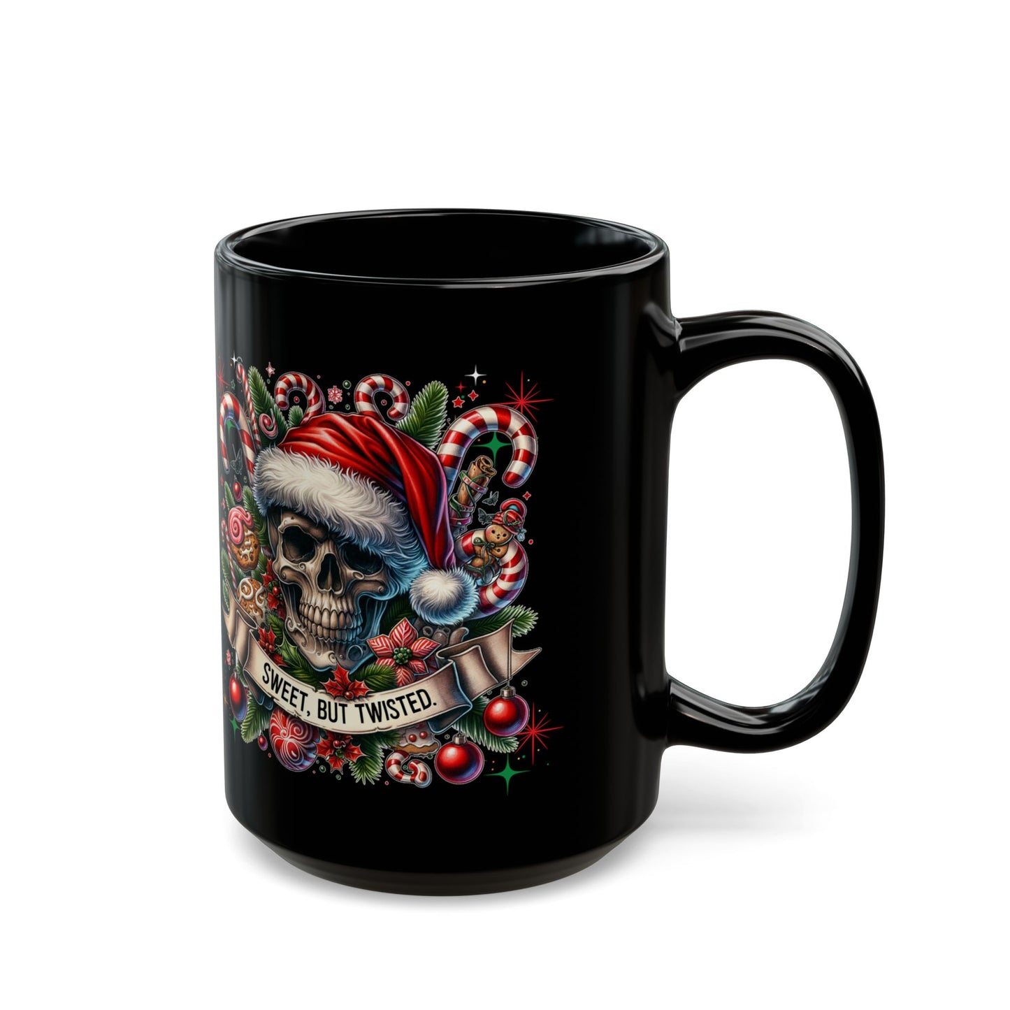 "Sweet, But Twisted" Skull Mug