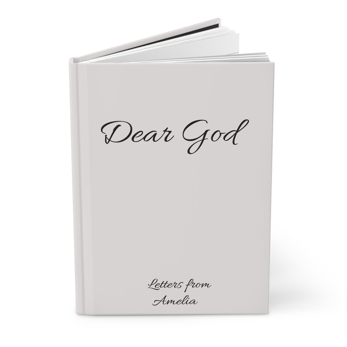 Dear God Personalized Prayer Journal, Custom Prayer Notebook, Prayer Diary, Faith Journal, Gifts for Men and Women, Lined Prayer & Devotional Notebook (Philippians 4:6)