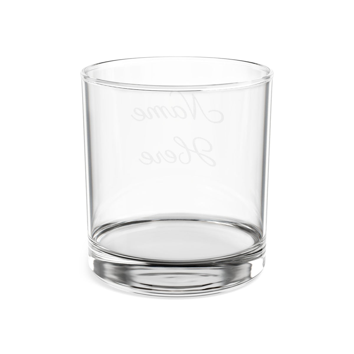 Engraved 10oz Rocks Glass — Personalized Name Whiskey Tumbler