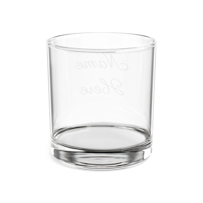 Engraved 10oz Rocks Glass — Personalized Name Whiskey Tumbler