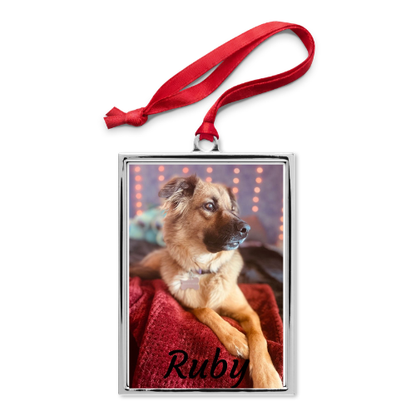 Custom Photo Portrait Ornament — Personalized Keepsake Frame