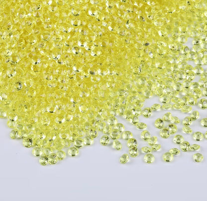 Yellow Acrylic Diamonds