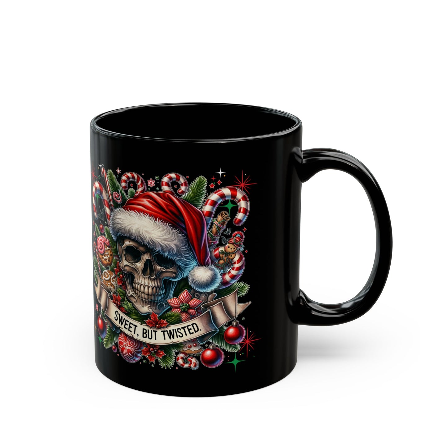 "Sweet, But Twisted" Skull Mug