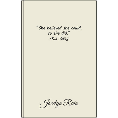 Engravable Vegan Leather Journal — Personalized Custom Text & Name