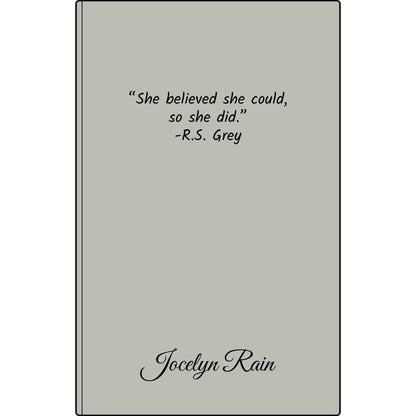 Engravable Vegan Leather Journal — Personalized Custom Text & Name