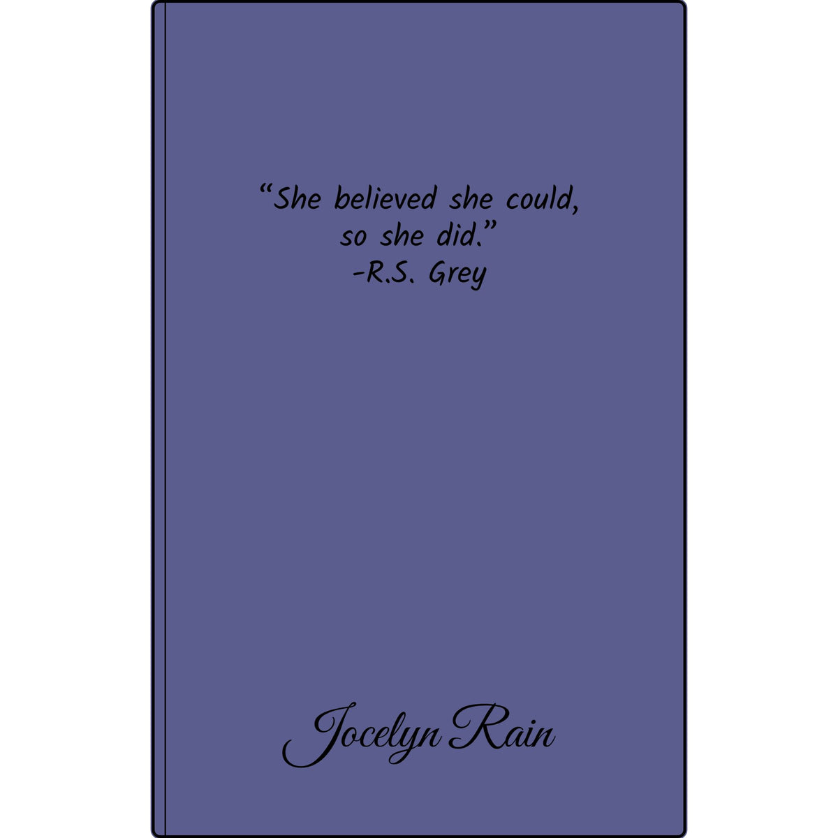 Engravable Vegan Leather Journal — Personalized Custom Text & Name