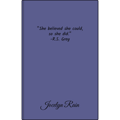Engravable Vegan Leather Journal — Personalized Custom Text & Name