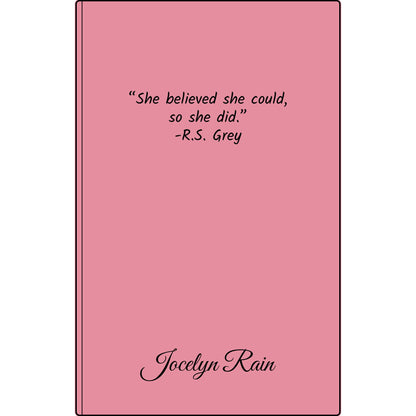 Engravable Vegan Leather Journal — Personalized Custom Text & Name