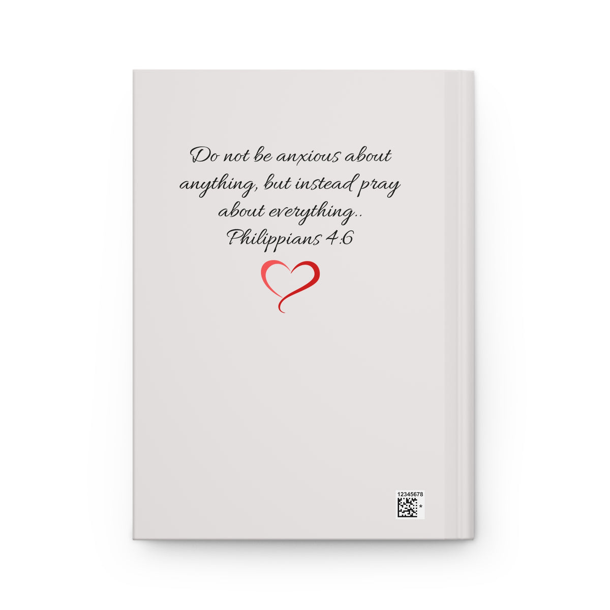 Dear God Personalized Prayer Journal, Custom Prayer Notebook, Prayer Diary, Faith Journal, Gifts for Men and Women, Lined Prayer & Devotional Notebook (Philippians 4:6)