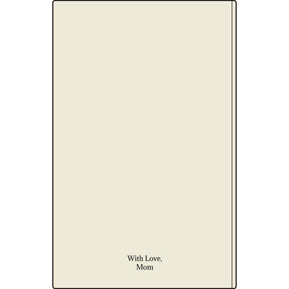 Engravable Vegan Leather Journal — Personalized Custom Text & Name