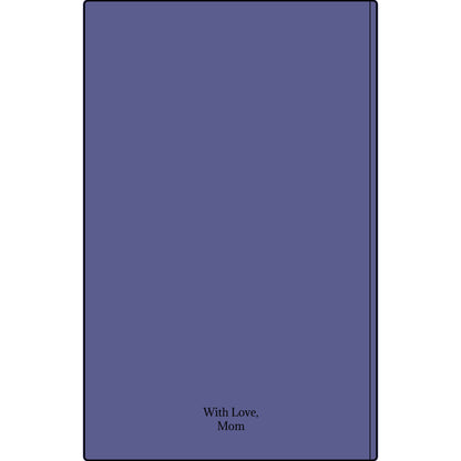 Engravable Vegan Leather Journal — Personalized Custom Text & Name
