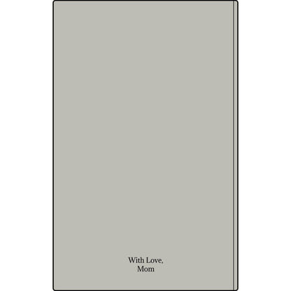 Engravable Vegan Leather Journal — Personalized Custom Text & Name
