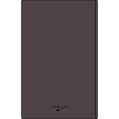 Engravable Vegan Leather Journal — Personalized Custom Text & Name