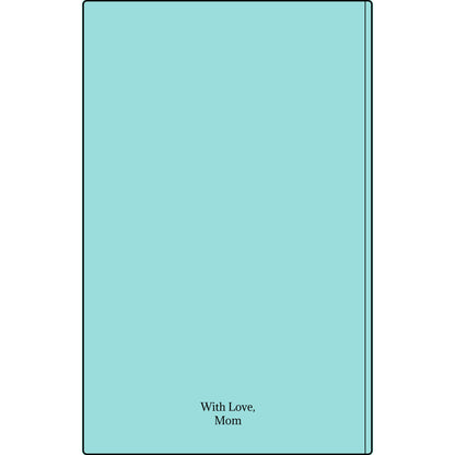 Engravable Vegan Leather Journal — Personalized Custom Text & Name