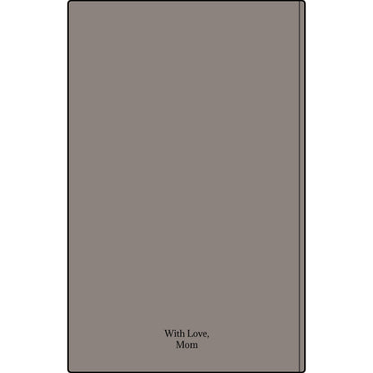 Engravable Vegan Leather Journal — Personalized Custom Text & Name