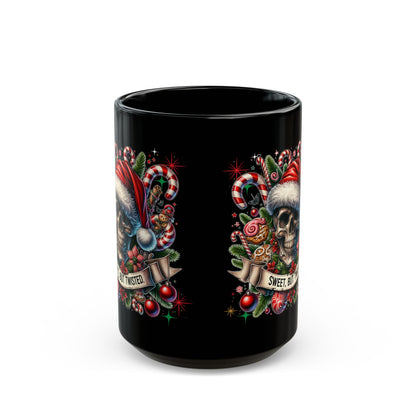"Sweet, But Twisted" Skull Mug