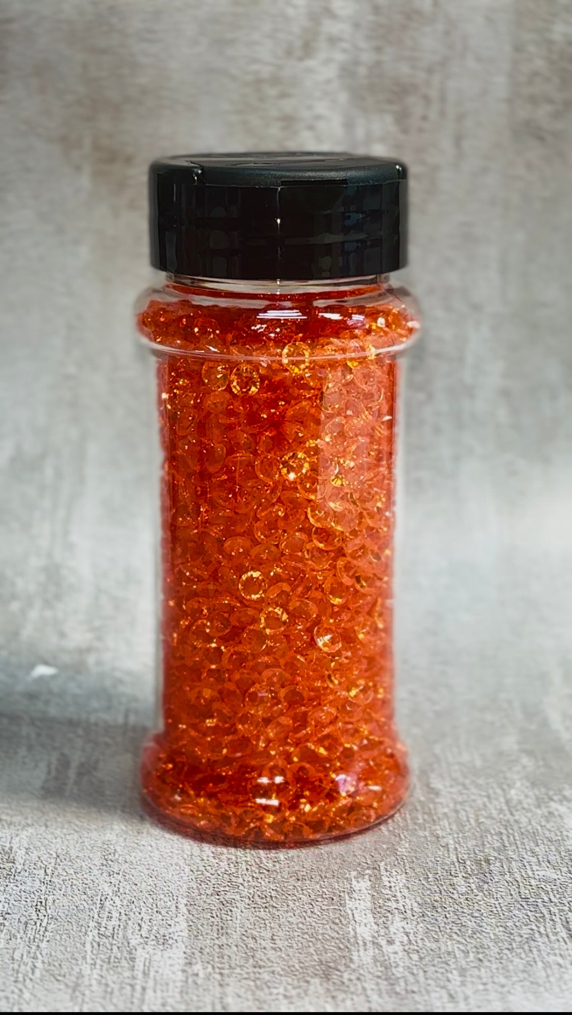 Bright Orange acrylic Diamonds for tumblers 