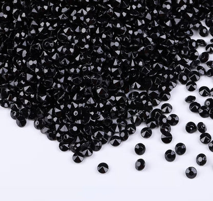 Black Acrylic Diamonds