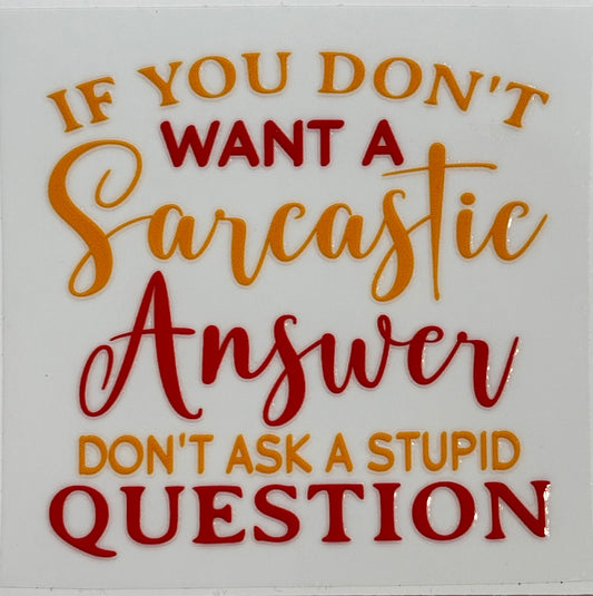 Sarcastic Decals #20