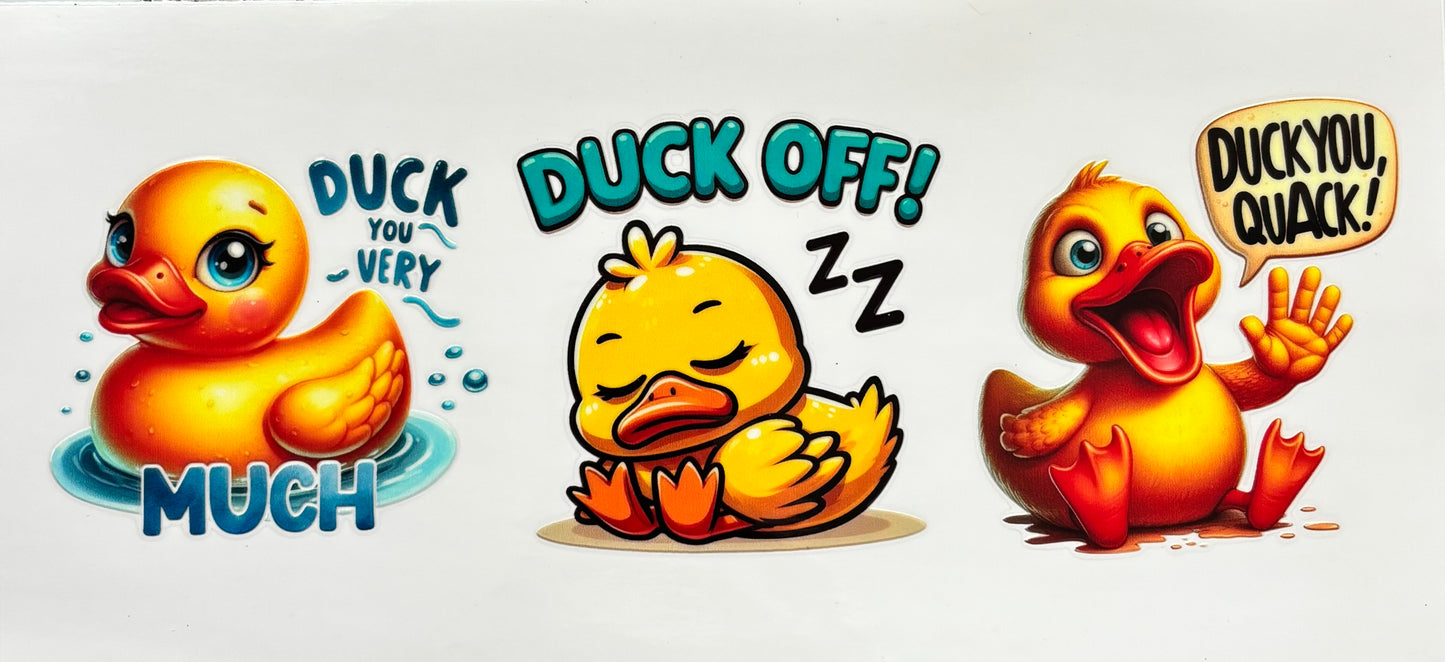 Duck UVDTF's/Cup Wraps