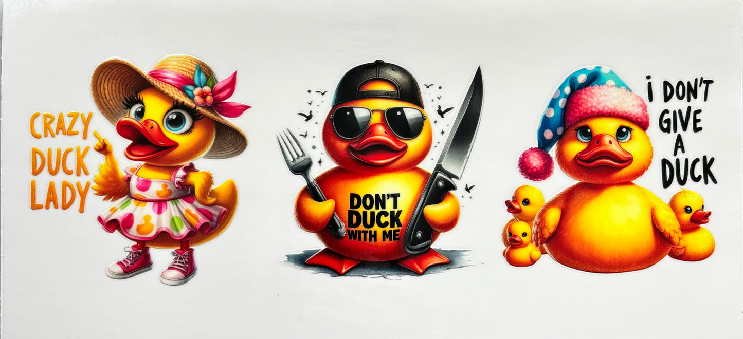 Duck UVDTF's/Cup Wraps